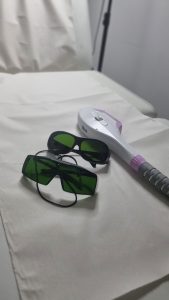 picture with laser equipment for treatments